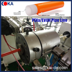 3 layer or 5 layer PE-RT EVOH Pipe extrusion machine/PERT EVOH tube making machine/PER-T EVOH pipe production linepipe