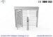 Manual Train Station Full Height Turnstile 120 Degree Rotating