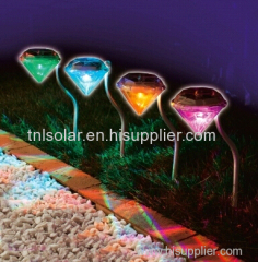 Solar garden pathway light