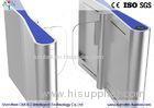 Optical Glass Lane Entrance Swing Gate Turnstile Security Systems