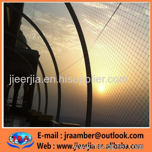 AISI 316 X-tend mesh Engineering Protection Mesh Zoo mesh /rope bridge   balcony stainless steel wire mesh