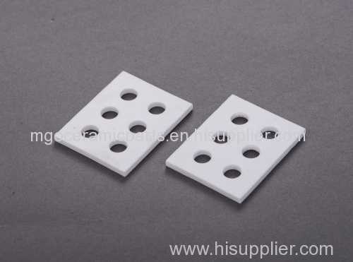 Six holes magnesium oxide plate part