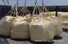 Circular big bag for packing calcium carbonate superfine powder