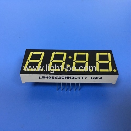 Ultra branco 0,56 polegadas de 4 dígitos 7 segmento levou despertador disdplay para Microondas Controle
