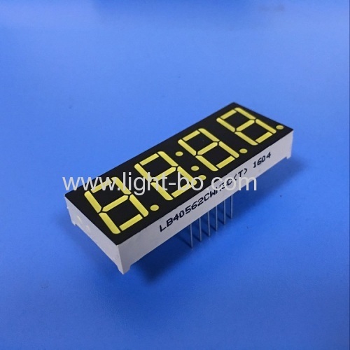 Ultra white 0.56 inch 4 digit 7 segment led disdplay for clock indicator