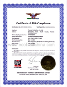 FDA Compliance Certificate