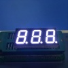 Ultra bright white common anode 0.52&quot; triple digit 7 segment led display for instrument panel