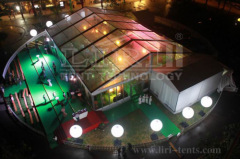 20x25m clear top tents with aluminum structure for wedding