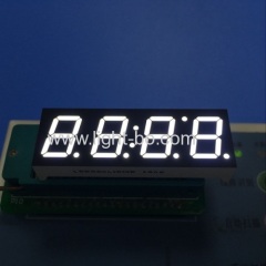 Ultra white 14.2mm Four Digit 7 Segment LED Display for Clock Indicator