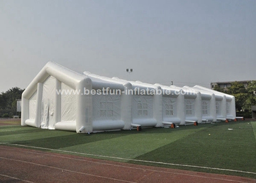 Big white event used advertising inflatable tents