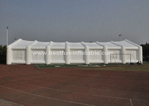 Big white event used advertising inflatable tents