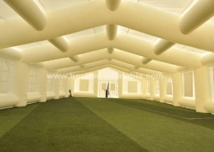 Big white event used advertising inflatable tents