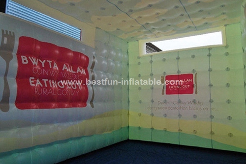 Colorful mini inflatable advertising tent