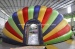 Rainbow shell shape inflatable party tent