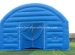 Inflatable warehouse tent for storage