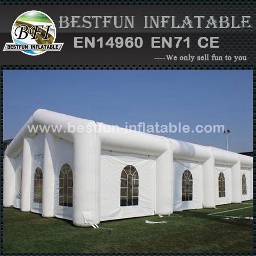 Durable fire resistant lighting inflatable party tent for wedding