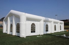 Durable fire resistant lighting inflatable party tent for wedding