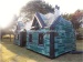 Blue pvc inflatable party tent