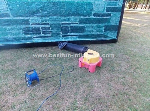 En14960 customized inflatable bar tent