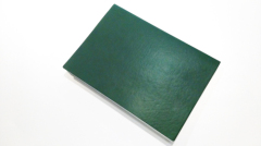 Debossed leather cover flexi bound book printing