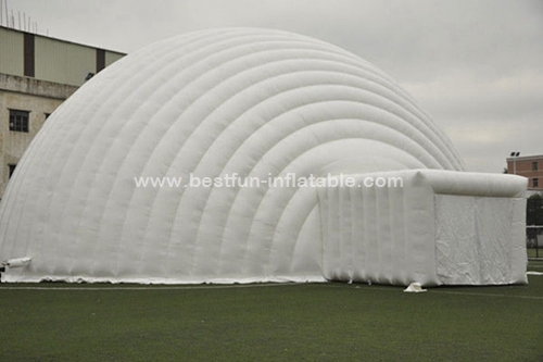 Giant white event dome inflatable tent