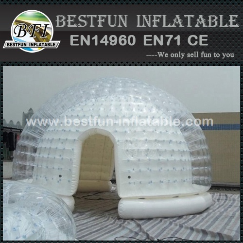 Airtight inflatable clear tent