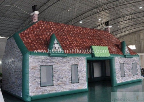 Inflatable large portable pubs fantastic fire resistance blow up bar