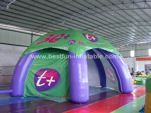 Inflatable spider tent for advertising