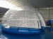 Inflatable yard tent white pvc tarpaulin