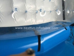 Semi transparent inflatable bubble tent