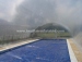 Bubble plastic inflatable swimming pool cover tent