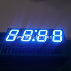 ультра яркий синий 4-значный 0,4 "7-сегментный светодиодный дисплей часов общий анод для управления таймером духовки