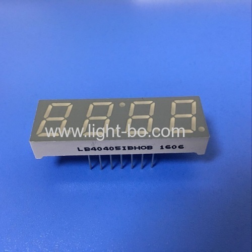 Ultra Bright blue 4 digit 0.4" 7 Segment LED Clock Display common anode for Oven Timer Control