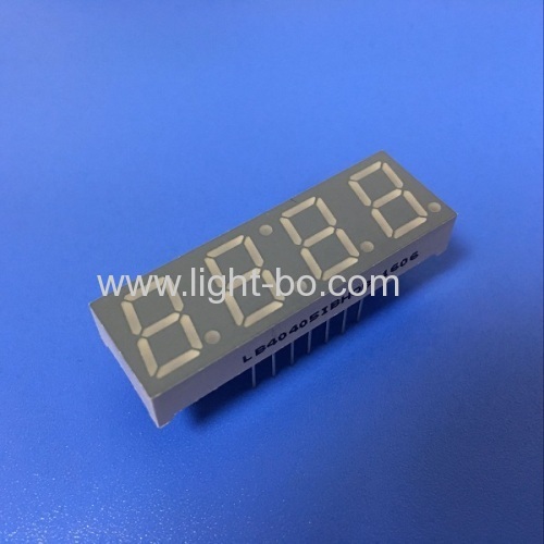 شاشة عرض LED زرقاء فائقة السطوع مكونة من 4 أرقام مقاس 0.4 بوصة و7 قطاعات وأنود مشترك للتحكم في مؤقت الفرن