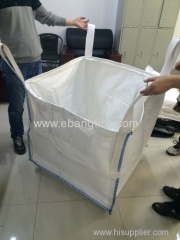 webbing big bag with top skirt for packing phlorite