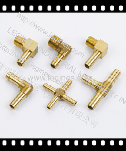 HOSE BRAB;BRASS FITTINGS:HOSE BRAB TP MALE PIPR:PUHS ON:HOSE:MINI HOSE BRAB:TEE