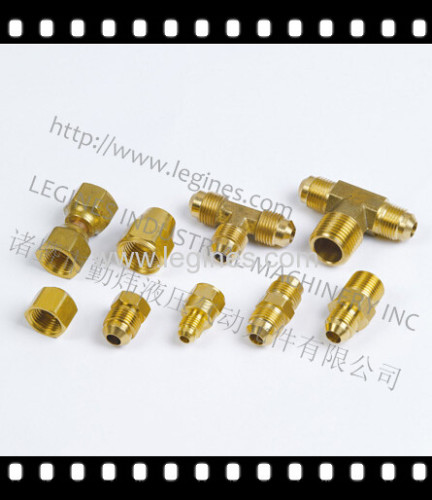 sae 45 flare:brass fittings:copper fittings:fhydraulic connector:hydraulic fitting:male Adapter