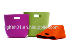 colorful felt skirt packing bags