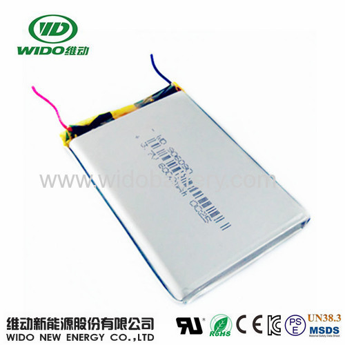li polymer battery 3.7V 6000mAh high quality lithium battery