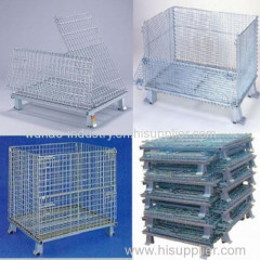 Heavy duty collapsible crates