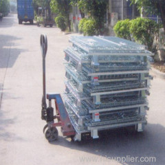 Steel mesh pallet mesh box wire frame bin wire mesh containers
