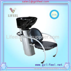 fashional beauty salon furniture Black shampoo chairs