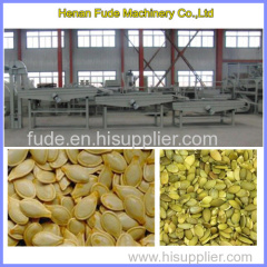 Pumpkin seeds separating and shelling equipment