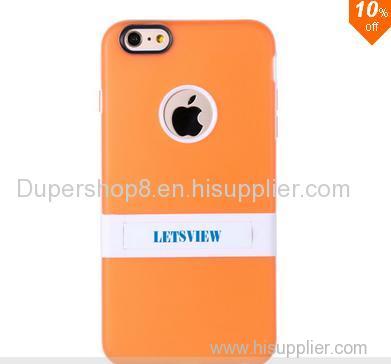 Iphone6 4.7 inch Phone Case With Colorful Bracket TPU + Double Color PC