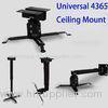 Black Manual 43 - 65cm Universal Projector Ceiling Wall Mount For DLP LCD LED Video Beamer