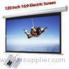 120 inch 16 To 9 Electric Projection Screen Wall Mount For Digital Cinema Projector