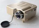 Home Entertainment Mini LED Projectors Golden Color Support JPEG MP4 Display