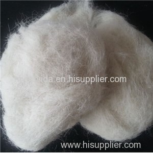 White Clean Wool Waste