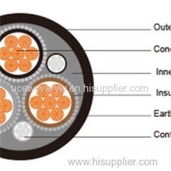 NSSHOEU .../3E + ST 0.6/1kV Heavy Duty Flexible Cable VDE 0250 Part 812