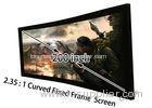 Big High Brightness Front Curved Projection Screen 2.35 / 1 Easy Assembles 200''